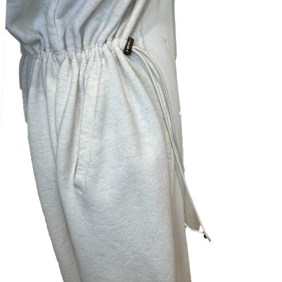 Anthropologie Avasa Drawstring Duster Vest Cardigan Beige Layering Size Small - Picture 7 of 9